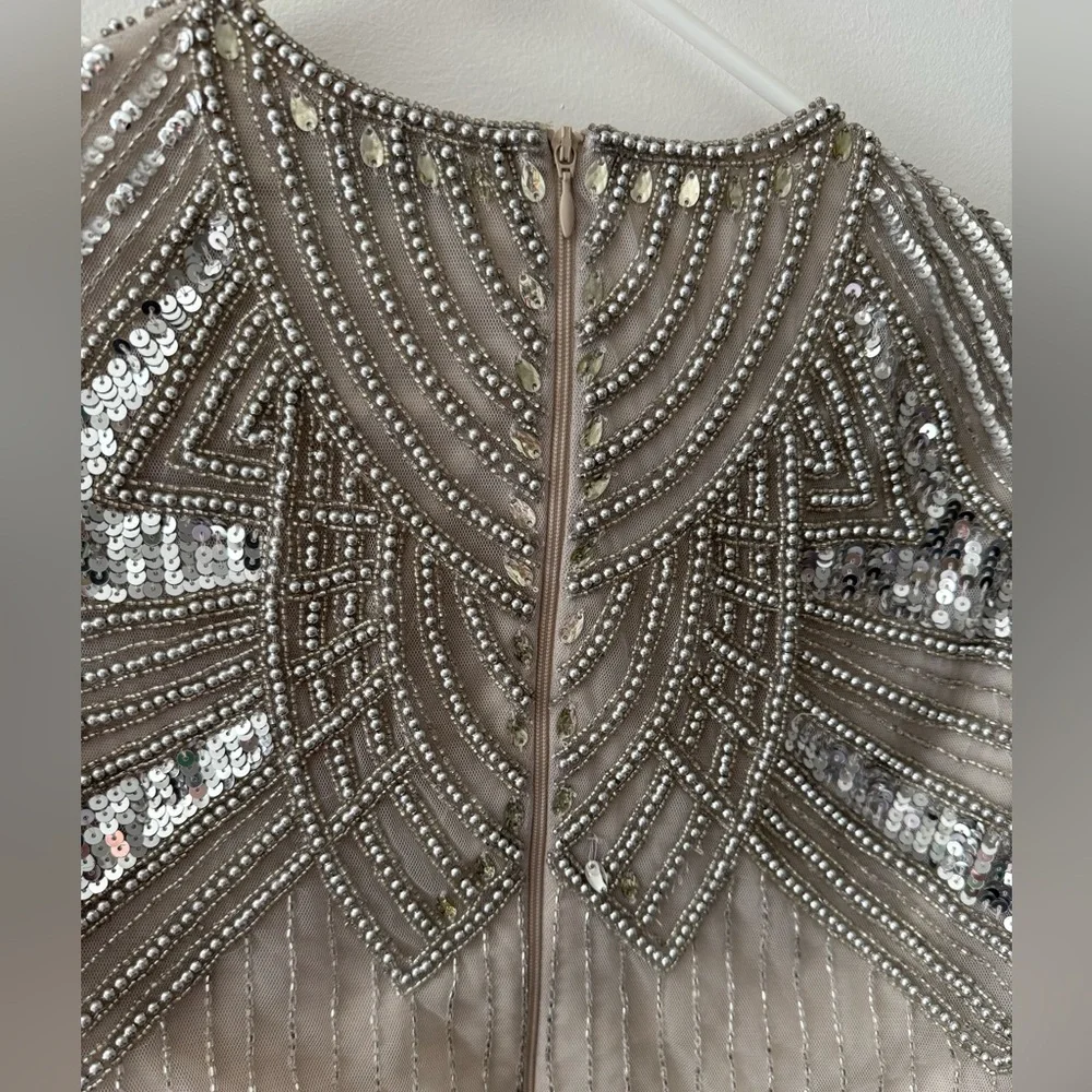 ASOS EDITION placement sequin and fringe top co-ord - Picture 7 of 7